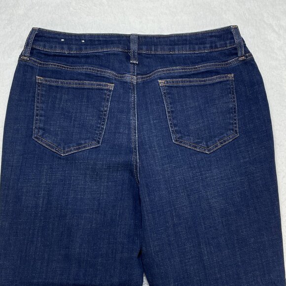 Chicos Jeans Womens Size US 8 So Slimming Girfriend Slim Crop High Rise 30x23 - Picture 4 of 12